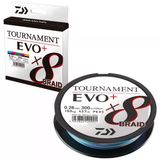 Daiwa Tournament Evo+ 8B Multicolor İp Misina (300M) Standart 0,26