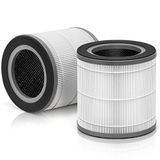 DAJDAH TCL BREEVA A1 Hava Temizleyici için BREEVA A1 Filtre Değiştirme Filtresi, true hepa h13 BREEVA A1F ve BREEVA A1/A1W ile uyumlu, ***TCL BREEVA A1C***, 2'li Paket için Uygun Değildir