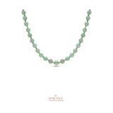DAKANA JEWELLERY Sertifikalı Aventurin Taşı 6 mm Makrome Kolye