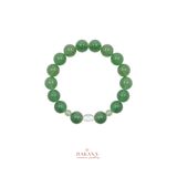DAKANA JEWELLERY Sertifikalı Aventurin Taşı Yengeç Burcu Erkek Doğal Taş Bileklik