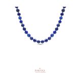 DAKANA JEWELLERY Sertifikalı Lapis Lazuli Taşı 6 mm Makrome Kolye