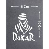 Dakar Sticker - 4x4 Off Road Adventure Sticker - Araba Oto Motosiklet Karavan Cam Sticker - 00074 10X8 Cm