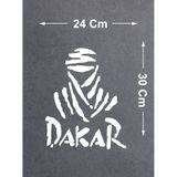 Dakar Sticker - 4x4 Off Road Adventure Sticker - Araba Oto Motosiklet Karavan Cam Sticker - 00074 30x24 Cm