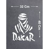 Dakar Sticker - 4x4 Off Road Adventure Sticker - Araba Oto Motosiklet Karavan Cam Sticker - 00074 40x32 Cm