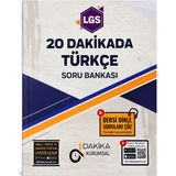 Dakika Kurumsal Lgs 8. Sınıf 20 Dakikada Türkçe Soru Bankası | Yeni Müfredata Uygun | Video Çözümlü | Yeni Nesil Sorular | Akıllı Tahta Uyumlu | Türkçe Yardımcı Kaynak Kitabı