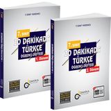 Dakika Yayıncılık - 7. Sınıf 20 Dakikada Türkçe Öğrenci Defteri 1. Dönem & 2. Dönem