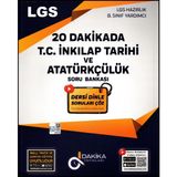 Dakika Yayınları - 20 Dakikada 8. Sınıf LGS İnkılap Tarihi Soru Bankası