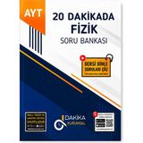 Dakika Yayınları 20 Dakikada Ayt Fizik Soru Bankası – Konu Anlatımlı Video Çözümlü – Dersi Dinle Soruları Çöz – Yks Ayt Fizik Hazırlık Kitabı