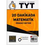 Dakika Yayınları 20 Dakikada Tyt Matematik Öğrenci Defteri – Konu Anlatımlı Video Çözümlü – Akıllı Tahta Uyumlu Yks Tyt Matematik Hazırlık Kitabı
