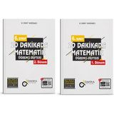 Dakika Yayınları 6. Sınıf 20 Dakikada Matematik Öğrenci Defteri 2 Kitap Seti | 1. Dönem + 2. Dönem | Yeni Müfredata Uygun | Video Çözümlü | Matematik Yardımcı Kaynak Kitabı