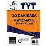 Dakika Yayınları Kurumsal Tyt 20 Dakikada Matematik Öğrenci Defteri – Tyt Matematik Konu Anlatımı Video Çözümlü Akıllı Tahta Uyumlu