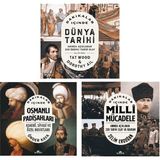 Dakikalar Icinde Dunya Tarihi + Osmanli Padisahlari + Milli Mucadele (3 Kitap)