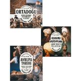 Dakikalar Içinde Ortadoğu-Osmanlı Padişahları-Avrupa Tarihi-Önder Kaya 3 Kitap