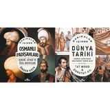 Dakikalar İçinde Osmanlı Padişahları & Dakikalar İçinde Dünya Tarihi: Anında Açıklanan 200 Önemli Tarihi Olay (2 Kitap Set)