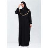 Dakka Kadima Namaz Elbisesi Jarse Tek Parça - 0 Siyah - Standart