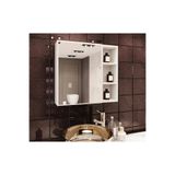 DAKORA HOME Bas-Aç Kapaklı Banyo Dolabı Aynalı Üst Modülü 65x60x15 CM.