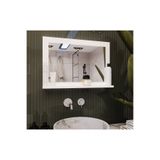 DAKORA HOME ZARİF Banyo Aynası,45x60Dresuar Beyaz Raflı