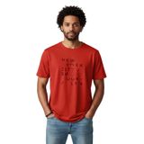 DAKSEL Erkek%100 Pamuk New York Brooklyn Baskılı T-Shirt, Bisiklet Yaka, Kısa Kollu, Rahat Kesim, 14 Renk Seçeneği (Kırmızı, 2XL)