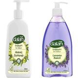 Dalan Akdeniz Zeytinyağlı Sıvı Sabun 300 Ml+ Sıvı Sabun 400 ml Therapy Lavanta Buketi