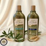 Dalan D Olive Kepek Karşıtı ve Hacim Veren Aynı Anda Doğal Zeytinyağlı Besleyici Şampuan 400 Ml*2 - Kepek Karşıtı ve Hacim Veren