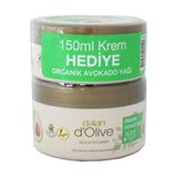 Dalan D Olive Organik Avokado Yağı Besleyici Krem 250 Ml + 150 Ml