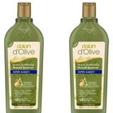 Dalan D'Olive Doğal Zeytinyağlı Kepek Karşıtı Besleyici 2x400 ml Şampuan