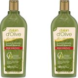 Dalan D'olive Zeytinyağlı 2x400 ml Renk Koruyucu Şampuan