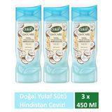 Dalan Duş Jeli Oatcare Yulaf Sütü Ve Hindistan Cevizi 450 Ml X 3 Adet