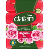 Dalan Organik Gül Gliserinli Banyo & Duş Sabunu 4X150 G 4 Adet