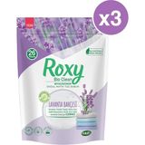 Dalan Roxy Matik Bio Clean Lavanta 800 gr X3 78 Yıkama Bebek İçin Doğal Toz Sabun - 2,4 kg