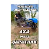 Dalaz 4x4 Çapatrak, Çapa Makinası,yeni Nesil Mini Traktör