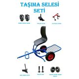 Dalaz, Bartech 200 Çapa Makinası Uyumlu Taşıma Selesi,Römork Takım Arık,Pulluk,Lastik Teker,Demir Teker