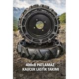 Dalaz, Flash 300 Çapa Makinası Uyumlu Dolgu,Kauçuk Yeni Nesil Lastik 400X8