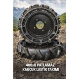 Dalaz Makina DALAZ, BARTECH Çapa Makinesi UYUMLU DOLGU,KAUÇUK YENİ NESİL LASTİK 400X8