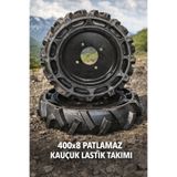 DALAZ MAKİNA DALAZ, TORNADO Çapa Makinesi UYUMLU DOLGU,KAUÇUK YENİ NESİL LASTİK 400X8