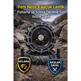 Dalaz Makina DALAZ, YAGMUR YET 300 ÇAPA MAKİNASI UYUMLU DOLGU TEKER,PATLAMAZ LASTİK 400X8 AKİSLİ YENİ NESİL