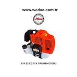 Dalaz Makina Mager Benzinli Yan Tip 52 cc MotorLU TIRPAN UYUMLU 4 HP PROFESYONEL KOMPLE MOTOR