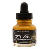 Daler Rowney 117 Mazuma Gold Fw Pearlescent Acrylic Inks 29.5 ml Cam Şişe
