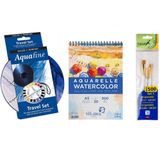 Daler Rowney 18'li Aquafıne Travel Set Sulu Boya Seti
