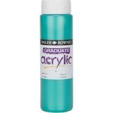 Daler Rowney 213082 500 ml No:719 Metallic Green Graduate Akrilik Boya