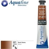 Daler Rowney 221 Burnt Sienna Aquafine Tüp Sulu Boya 8 ml Renkli Sanat İçin Kaliteli Seçim
