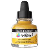 Daler Rowney 29.5 ML 618 Cadmium Yellow Deep Hue System 3 Akrilik Mürekkep