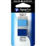 Daler Rowney Aquafine 2'li Cobalt Blue Hue ve Phthalo Blue Taş Sulu Boya Seti 110-142