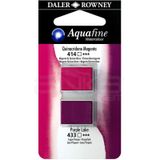 Daler Rowney Aquafine 2'li Quinacridone Magenta-Purple Sulu Boya Tablet
