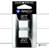 Daler Rowney Aquafine 2li Sulu Boya Tableti 009 Titanium White - 001 Chinese White - Renkli - Standart