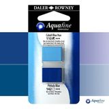 Daler Rowney Aquafine 2li Sulu Boya Tableti 110 Cobalt Blue Hue - 142 Phthalo Blue - Renkli - Standart
