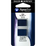 Daler Rowney Aquafine 2'li Taş Sulu Boya Seti 127 Indigo ve 135 Prussian Blue Renkleri