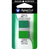 Daler Rowney Aquafine 2'li Viridian Hue Leaf Green Taş Sulu Boya Seti 382-355 Renkli Boyalar