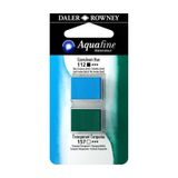 Daler Rowney Aquafine Coeruleum Blue Hue Transparent Turquoise 2'li Sulu Boya Tablet