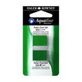 Daler Rowney Aquafine H/P Blister Set 15 Sanatçi Tipi Tablet Suluboya, Hookers Green Light/Hookers Green Dark